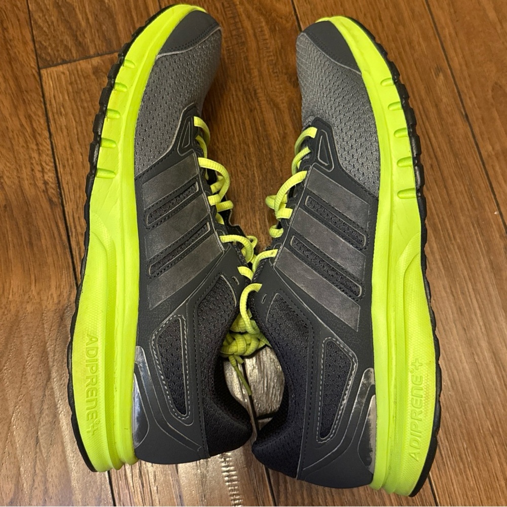 Adidas Men's Galactic Elite Running Shoe Grey/Solar Yellow‎ 10.5